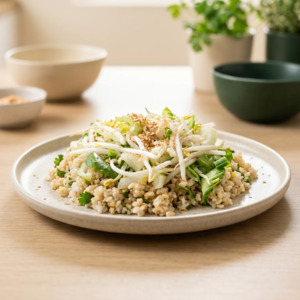 SHARE Coconut Brown Rice with Greens