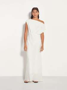 Linen: Monaco Dress (Vintage Linen) Ivory
