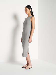 All Extra: JHL Split Tank Dress (Cotton Cashmere) Grey Marle