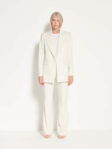 Investment Pieces: Peak Tuxe Jacket (Foundation Suiting) Chalk