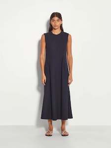 Winter Getaway: Monroe Dress (Slub Suiting) Ink