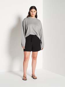 JHL Long Short (Cotton Cashmere) Black