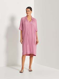 Viscose: Daisy Tunic (Viscose Silk) Pink Lilac