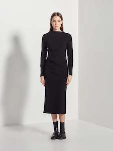 Autumn Tailoring: Greenwich Dress (Ponti) Black