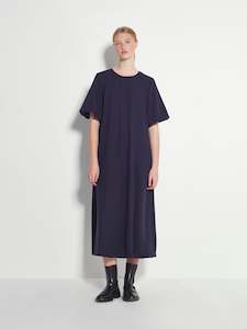 Peyton Dress (Luxe Crepe) Navy