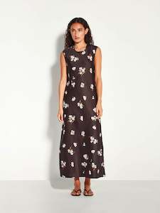 Fran Dress (Moonflower Twill) Golden