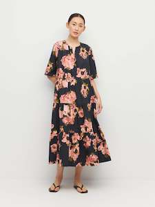 Forever Tunic (Ruffled Tulips Cotton) Shadow