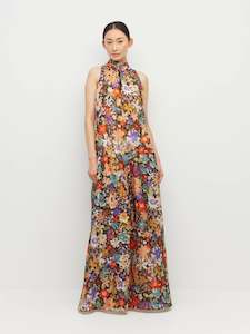 Bold: Ramona Dress (Petal Parade Linen Silk) Ember