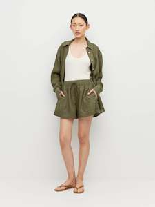 Robin Short (Soft Linen) Khaki