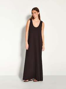 Wardrobe Essentials: Vinca Dress (Jersey Rib) Black
