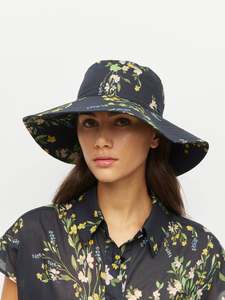 Tula Hat (Dark Garland Cotton) Painted Petals