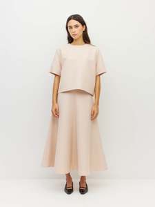 Bonet T (Textured Brocade) Blush