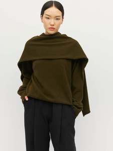 Drape Scarf (Perino Knit) Forest