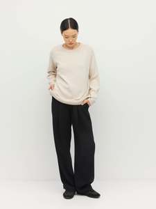 250 500: Cotton Sweatshirt (Cotton Knit) Toast Marle