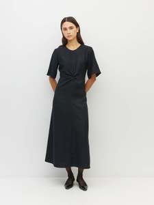 Twist Dress (Soft Sparkle Suiting) Lumiere