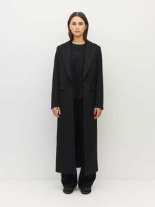 Eventwear: Mantelina Coat (Tech Twill Suiting) Black