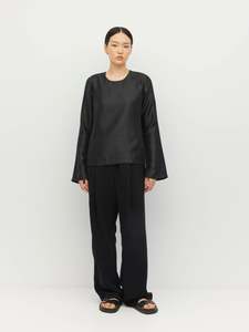 Investment Pieces: Eastwick Top (Textured Shimmer) Midnight