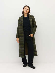 Watson Coat (Sparkle Coating) Forest Tweed