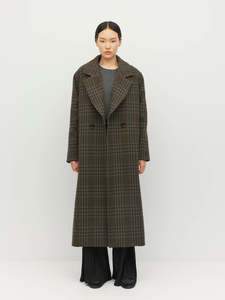 Cassia Coat (Southern Check) Mushroom Check