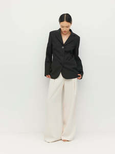 Harry Blazer (Soft Gabardine Check) Black Check