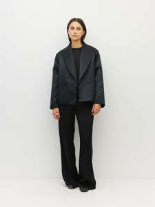 600: Dinner Jacket (Dressy Satin) Black