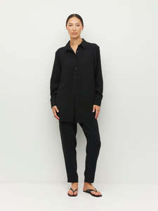 All 1: Elina Shirt (Luxe Suiting) Black