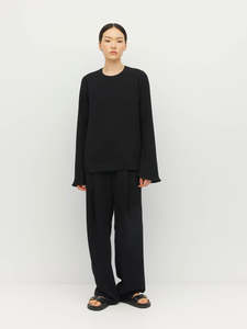 Eastwick Top (Luxe Suiting) Black