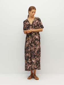 Vima Tunic (Blush Petals Silk CDC) Soft Camelia