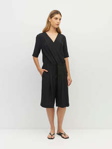 Lark Jumpsuit (Silk CDC) Black