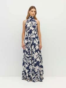 Hana Dress (Shadow Floral Silk CDC) Silhouette