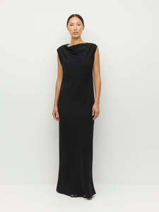 Arc Dress (Luxe Suiting) Black