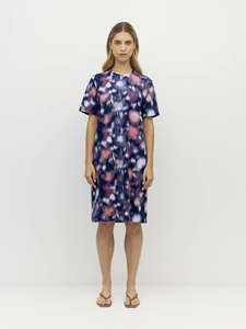Micky T Dress (Luxe Cotton) Night Fall