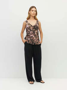 All 1: Ingrid Cami (Blush Petals Silk CDC) Soft Camelia
