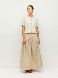 Skirts: Kita Skirt (Crushed Cotton) Dune