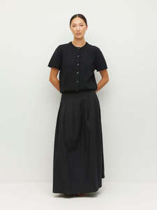 Kita Skirt (Crushed Cotton) Black