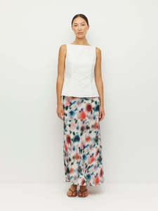 Em Skirt (Rosette Haze Silk CDC) Morning Light