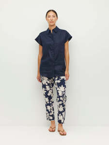 Leonard Pant (Shadow Floral Silk CDC) Silhouette