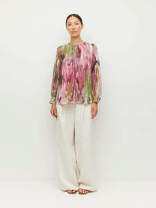 Ara Blouse (Summer Daze Crush) Rose Ripple