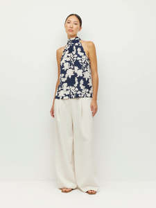 Zelda Blouse (Shadow Floral Silk CDC) Silhouette