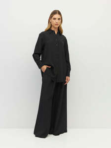 Elina Shirt (Silk CDC) Black