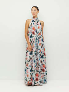 Investment Pieces: Nico Dress (Rosette Haze Silk CDC) Morning Light