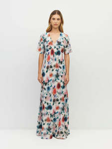 Romantic: Spencer Dress (Rosette Haze Silk CDC) Morning Light