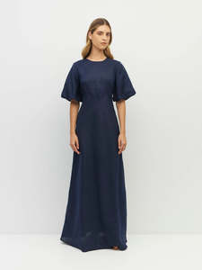 Luciana Dress (Heritage Linen) Oxford
