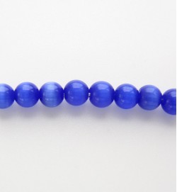 Cats Eye Rounds 4mm Dark Blue