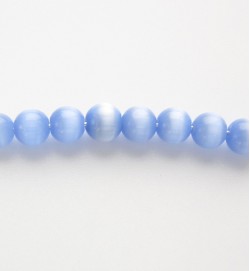 Cats Eye Rounds 4mm Blue