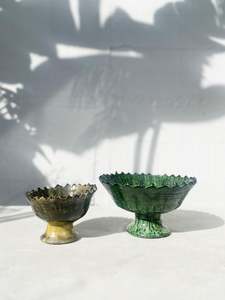 Moroccan Pedestal Zigzag Bowl