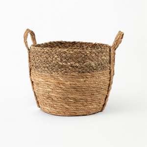 Braided Grass Top Basket