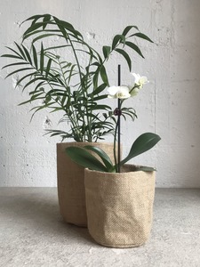Natural Materials Bamboo Flax Reed Etc: Hessian Plant Bag