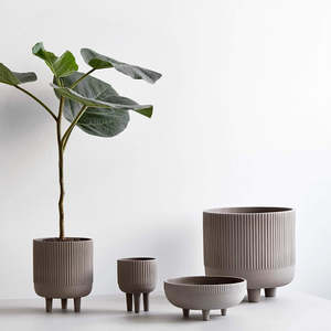 Ceramic Planters: Kristina Dam Legged Pot