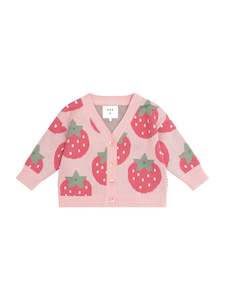 Huxbaby Berry Boxy Cardigan (Candy)